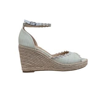 NEW Bandolino Kendri espadrille wedge sandals ivory color SIZE 7.5